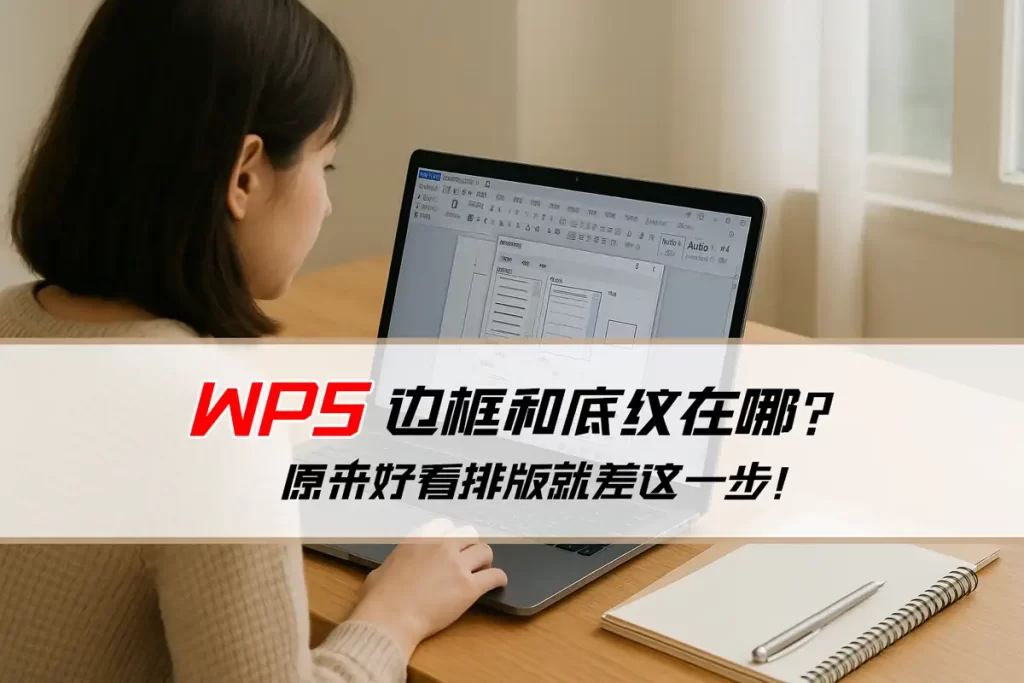 WPS边框和底纹在哪设置