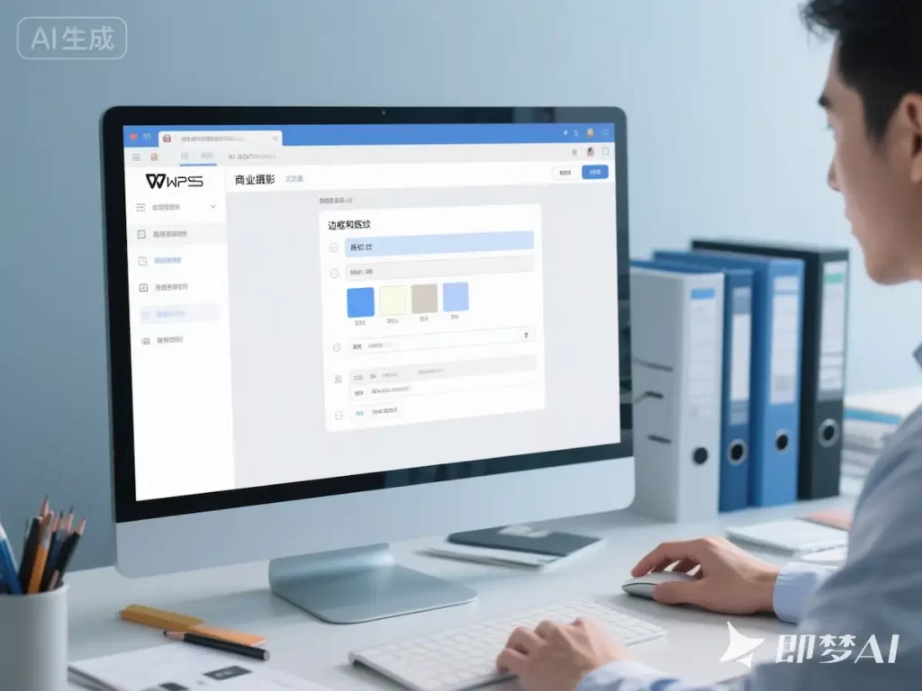 底纹颜色选择界面