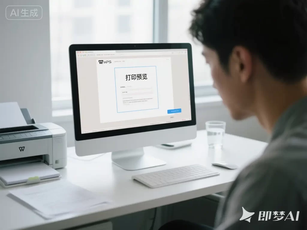 打印预览检查效果