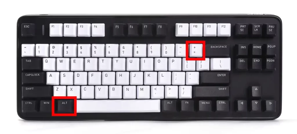 快捷键“ALT + =”自动求和